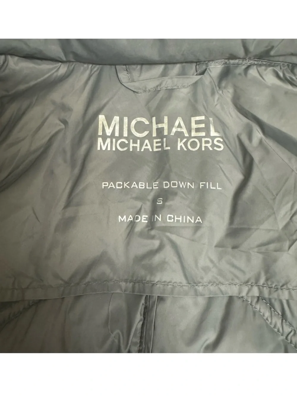 Michael Kors long quilted